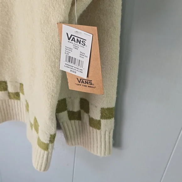 NWT Vans Cardigan Sweater Size XS/S - Picture 7 of 7